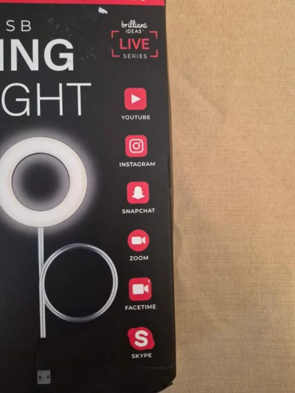 LED Mini Ring Light by Brilliant Ideas